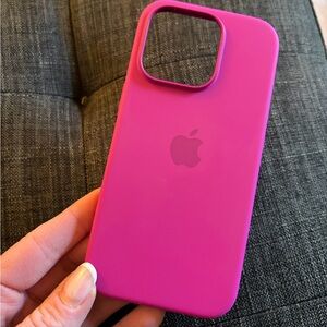 Apple Fuchsia Silicone iPhone Case